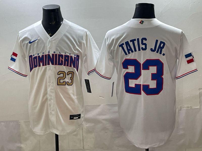Men 2026 World Cub #23 Tatis jrWhite Nike MLB Jersey style 03->more jerseys->MLB Jersey